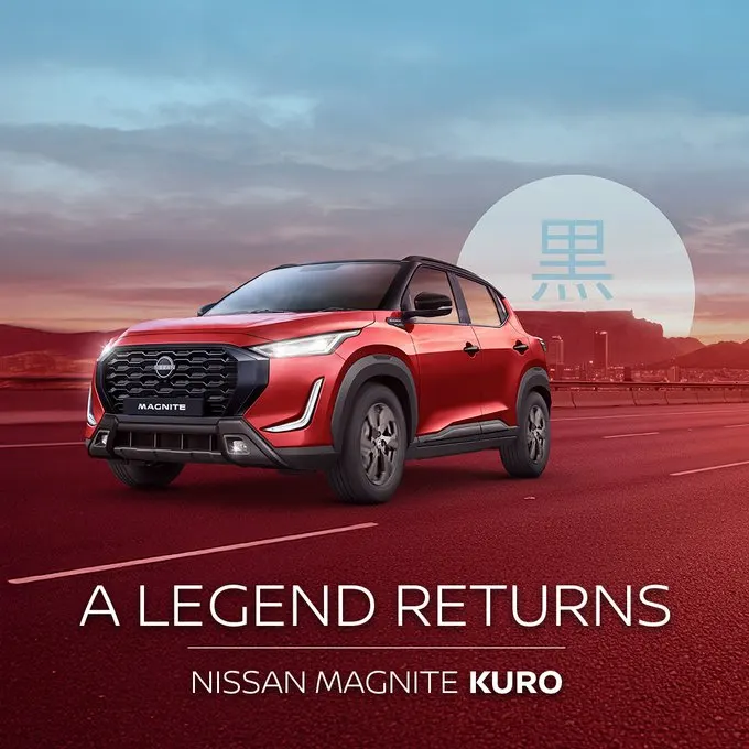 New 2025 Nissan Magnite Kuro Edition Launched - Price, Specs & Features